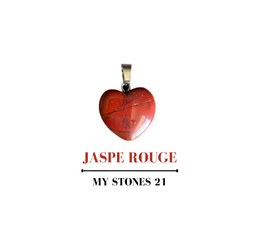 Pendentif Jaspe Rouge