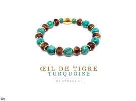 Oeil de Tigre/Turquoise