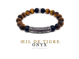 Oeil de Tigre/Onyx Mat/Acier